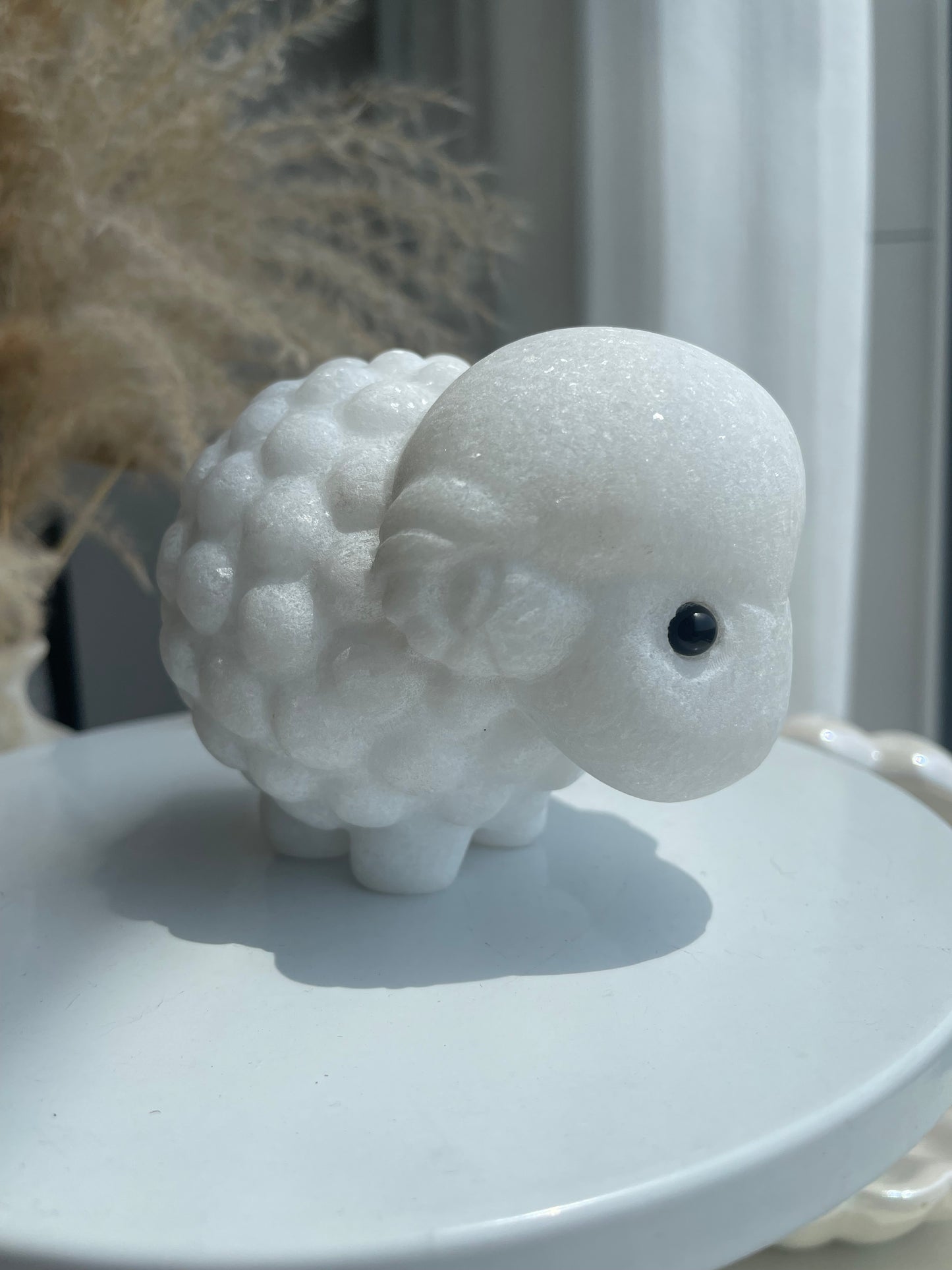 white jade sheep