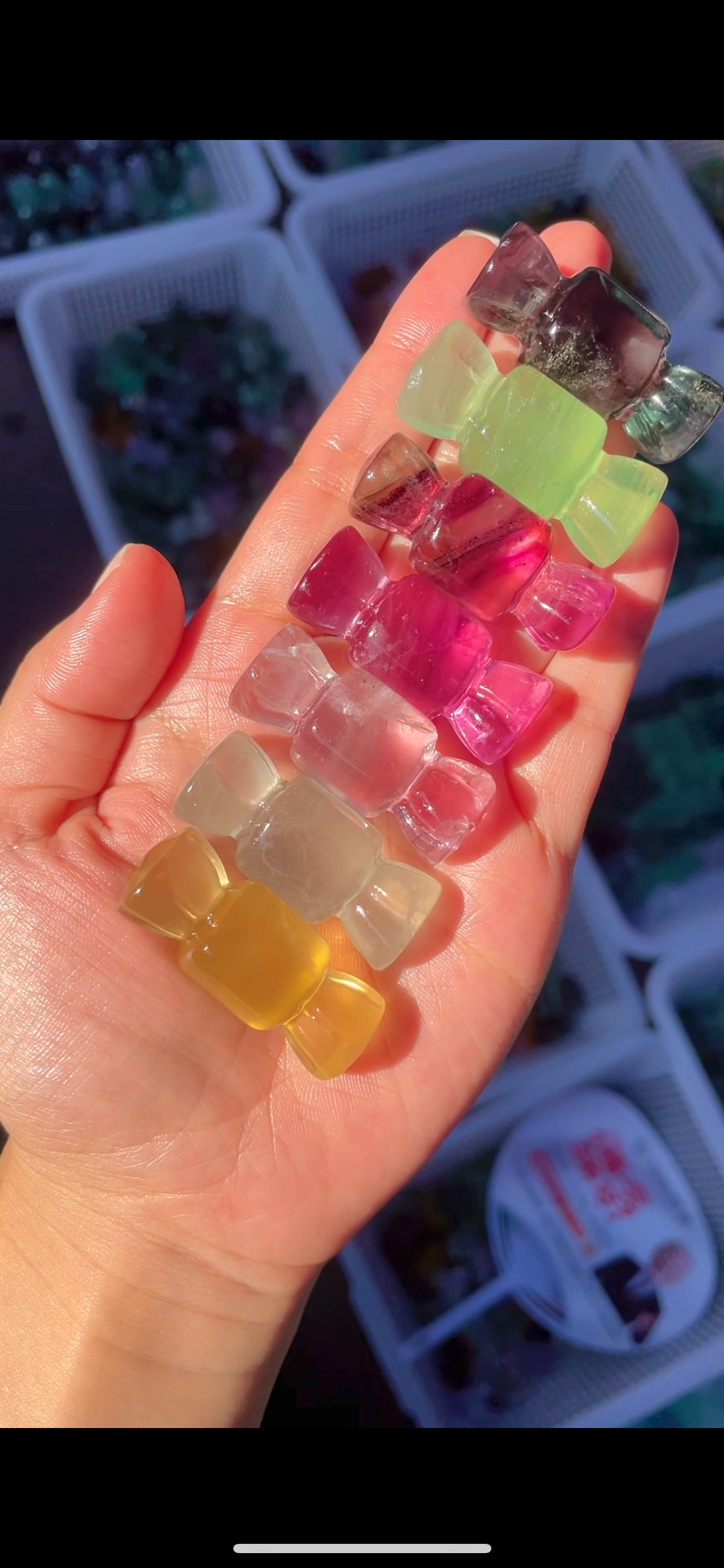 Fluorite candy