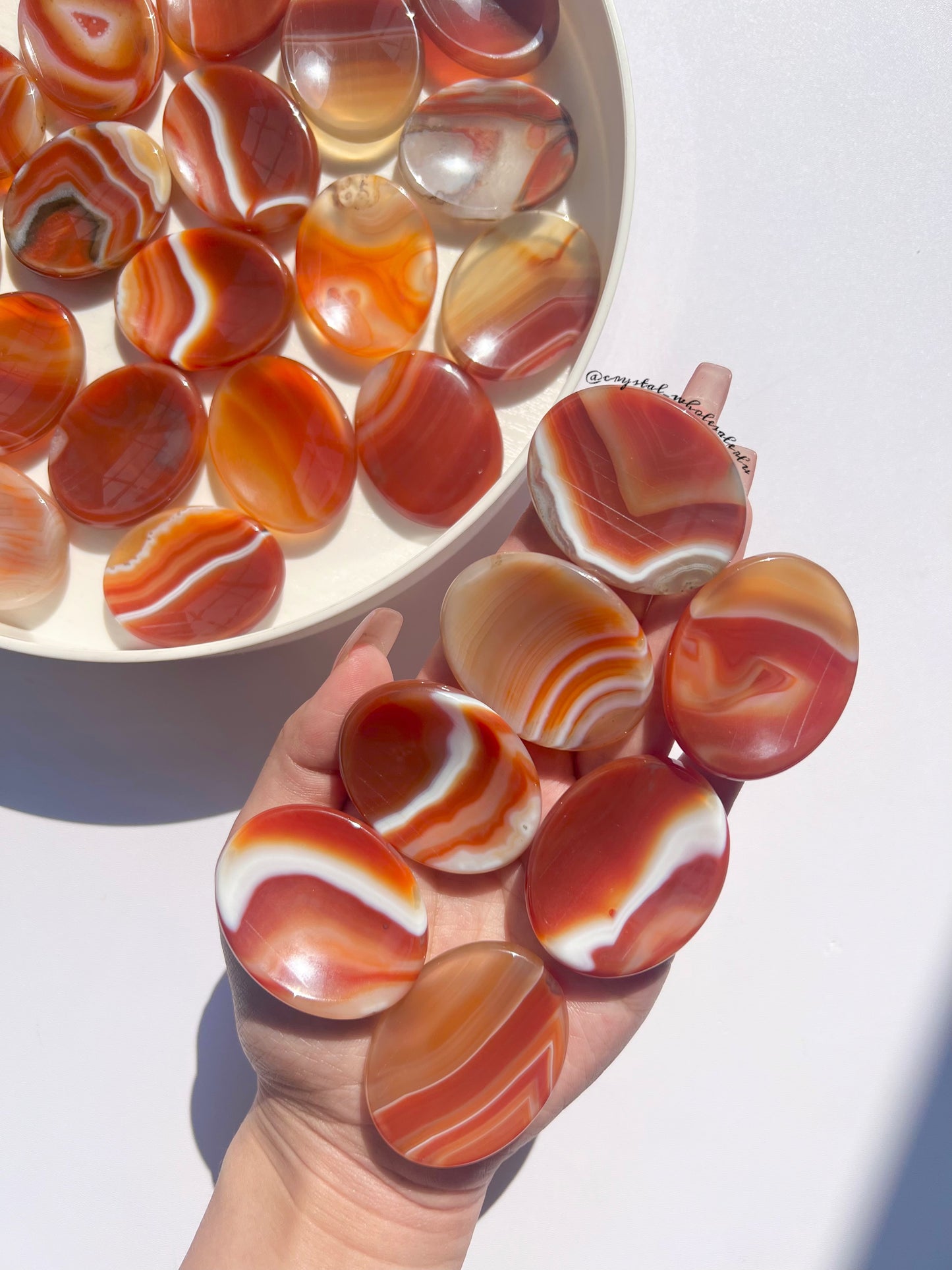carnelian worry stone