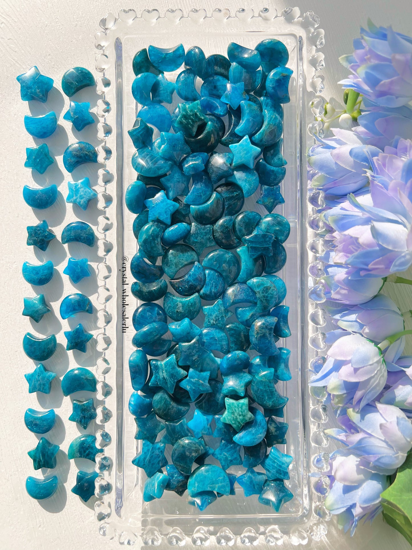 Blue apatite moon