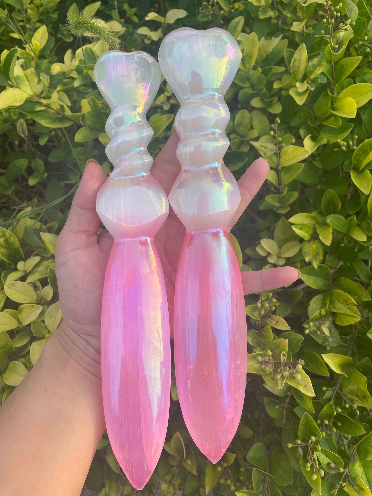 aura selenite knife