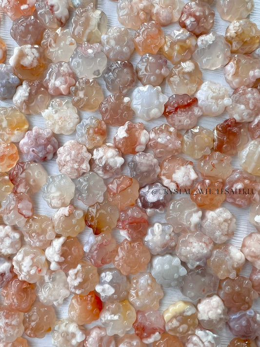 flower agate cloud smile