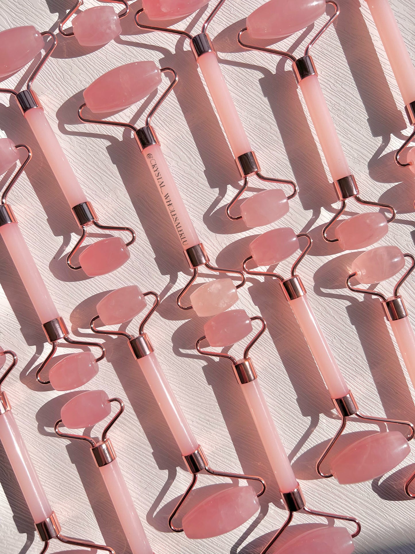 rose quartz face roller