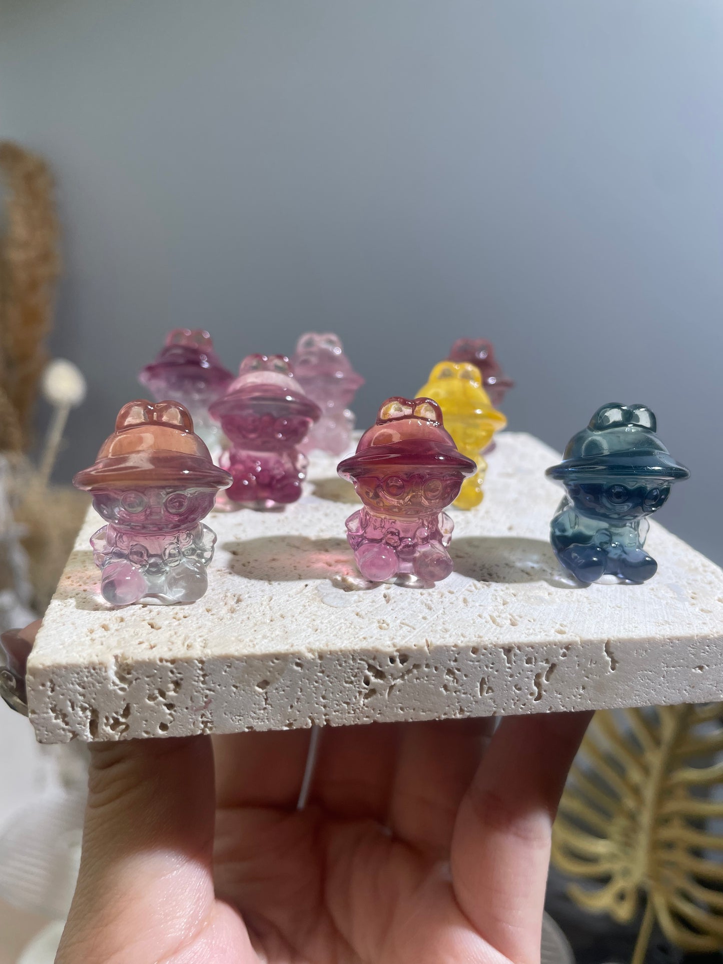 2.5CM Fluorite LABUBU