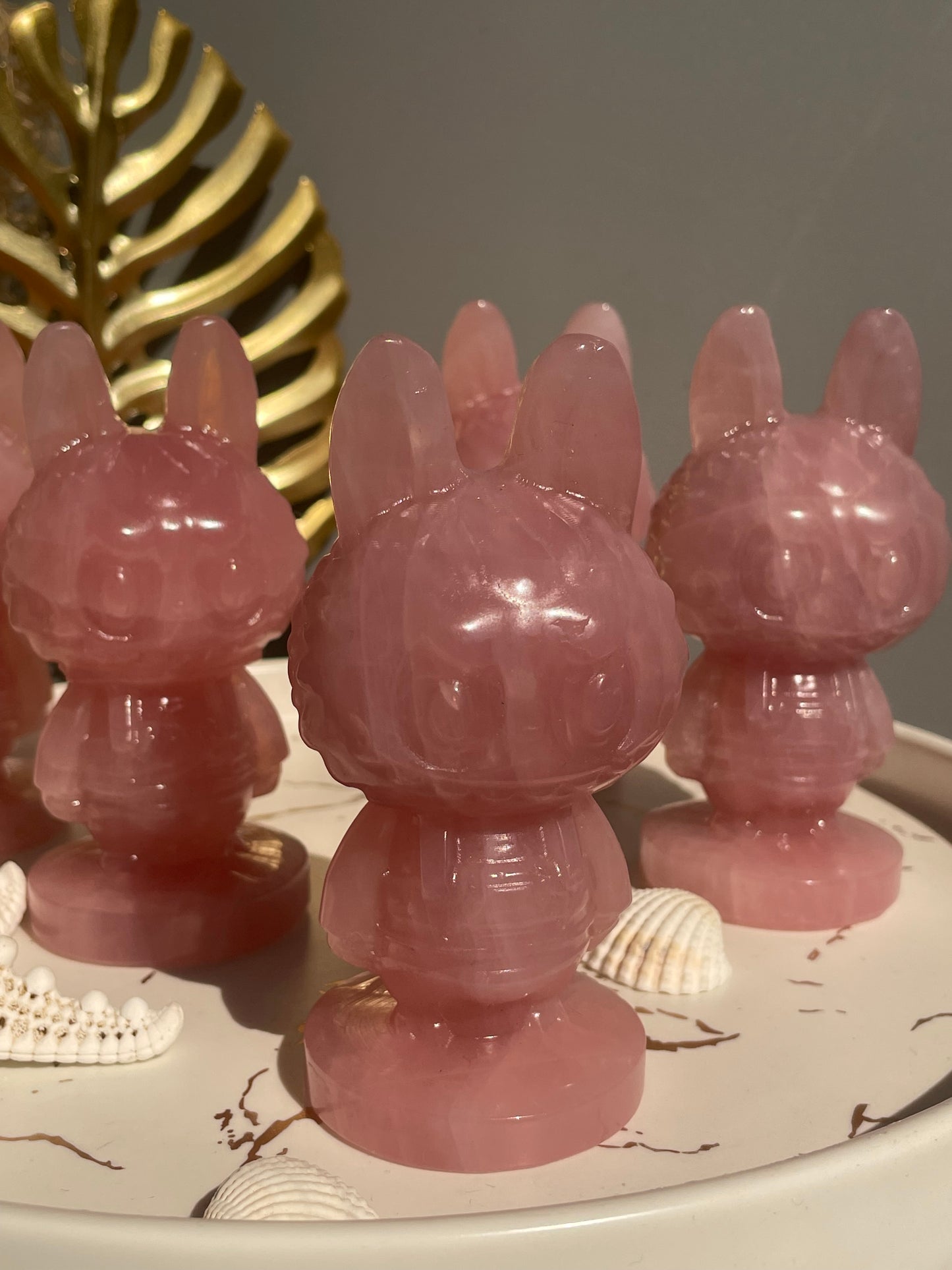 rose quartz LABUBU