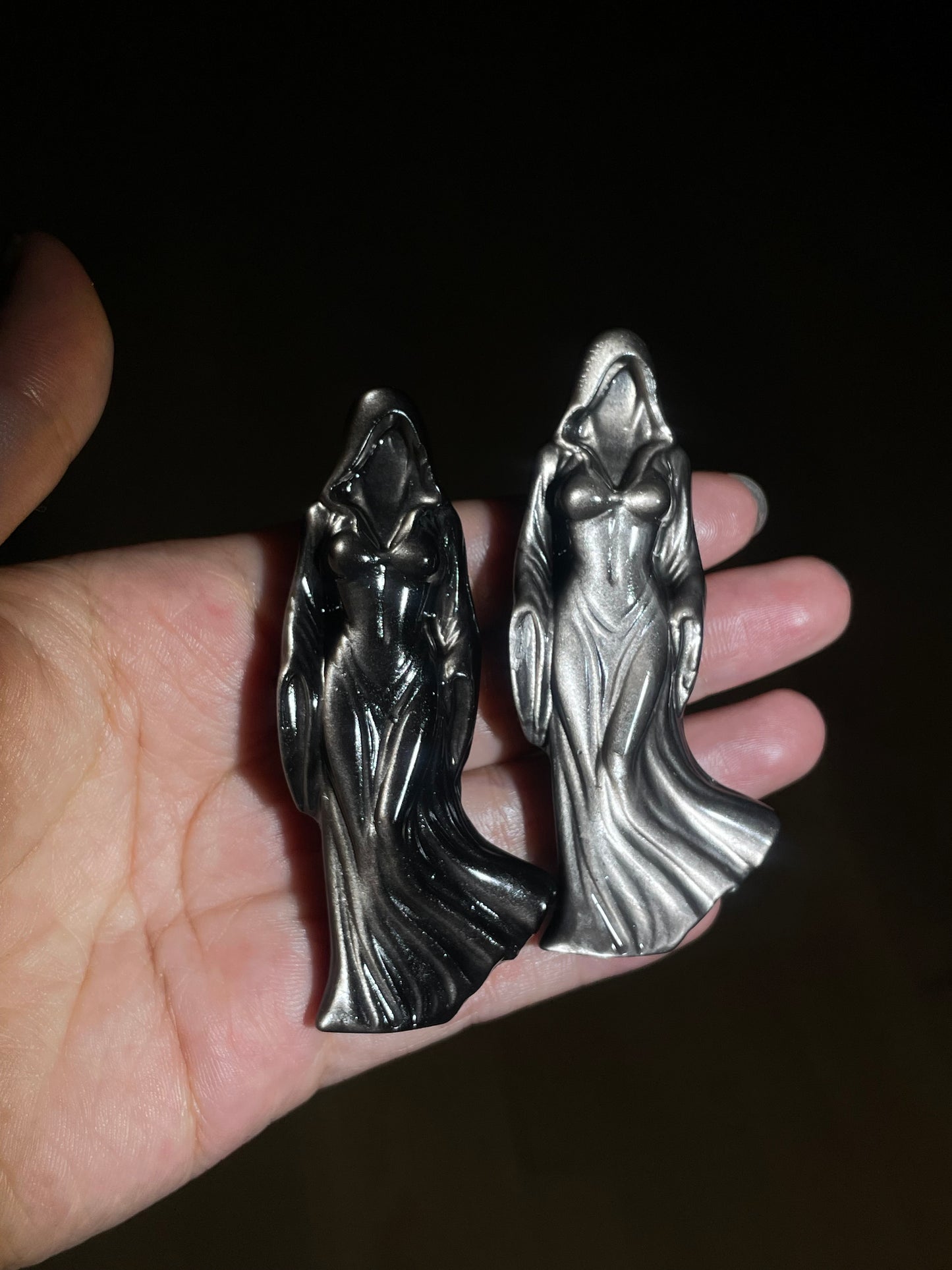 Silver Obsidian witch
