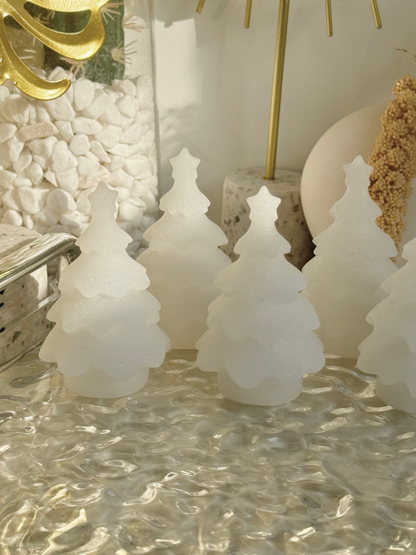 white jade Christmas tree