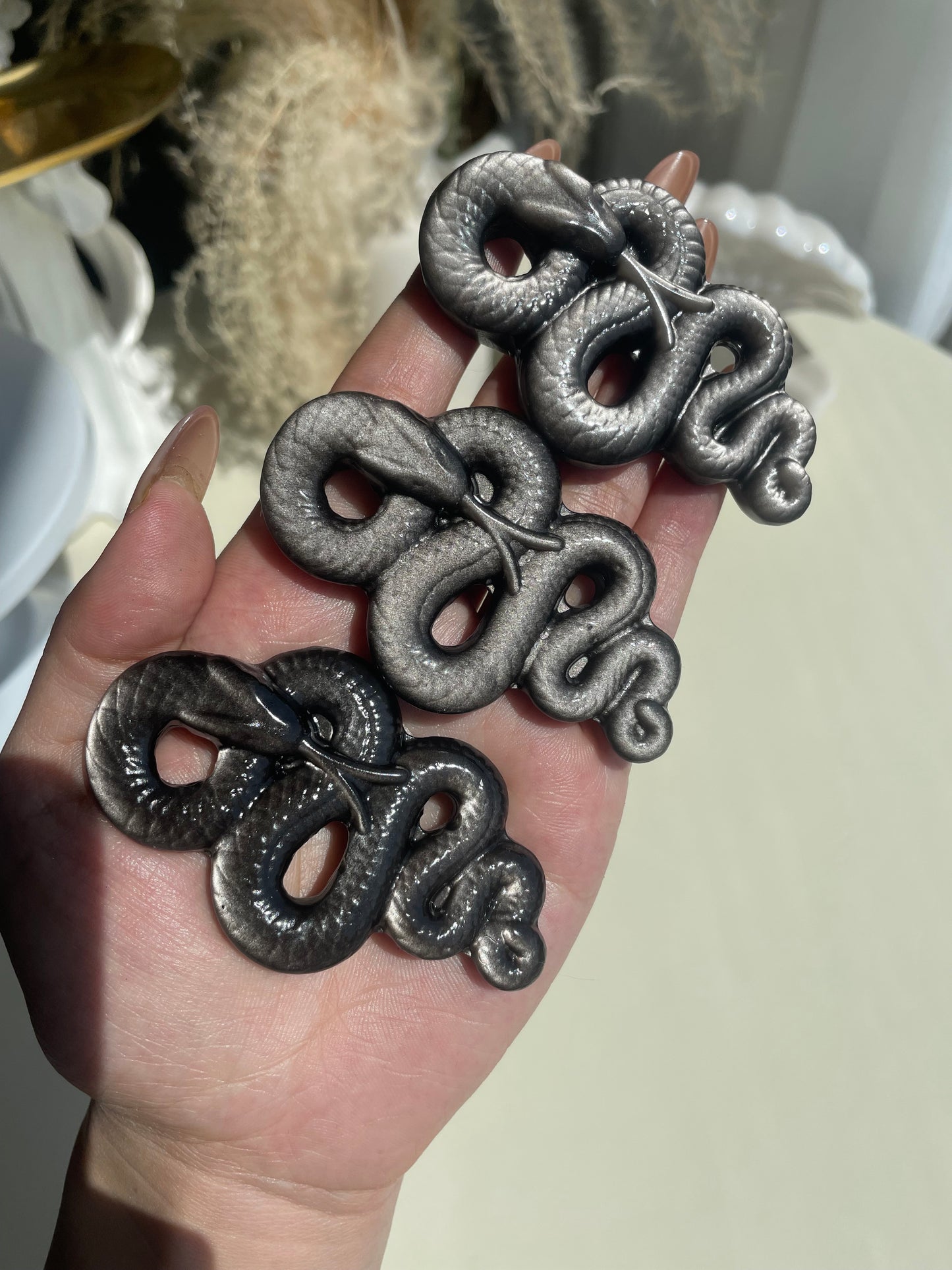 silver snake