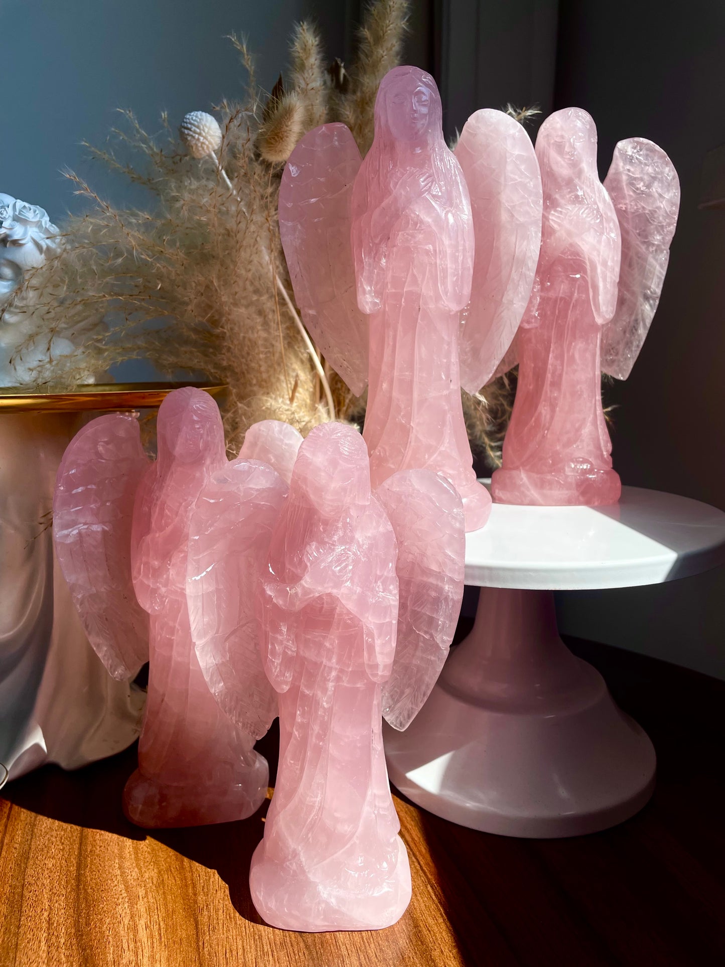 rose quartz angel 20CM