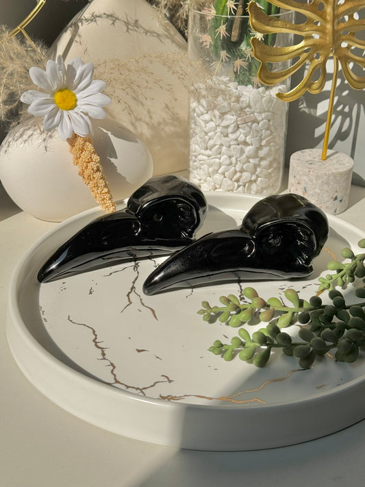 obsidian raven head