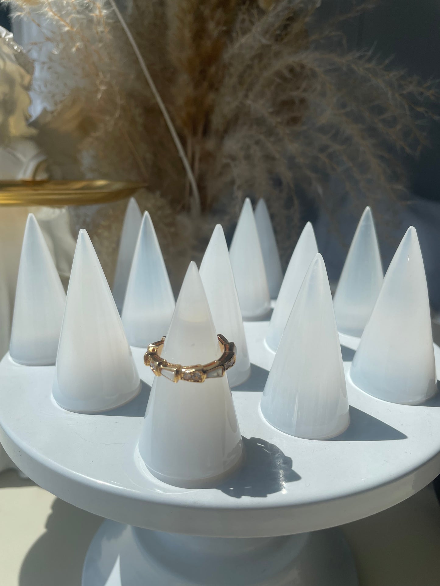 selenite Ring holder（6CM）