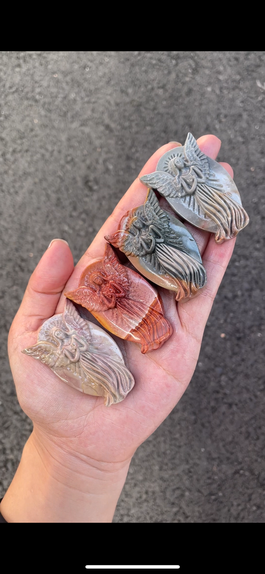 Alashan agate Angel