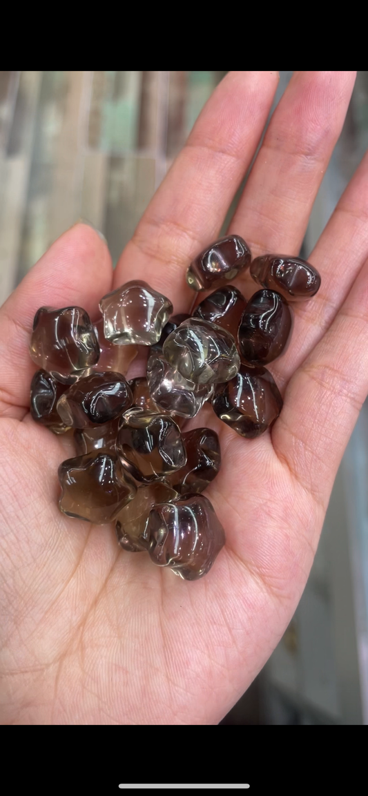 smoky quartz star (without hole)