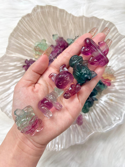 fluorite carvings