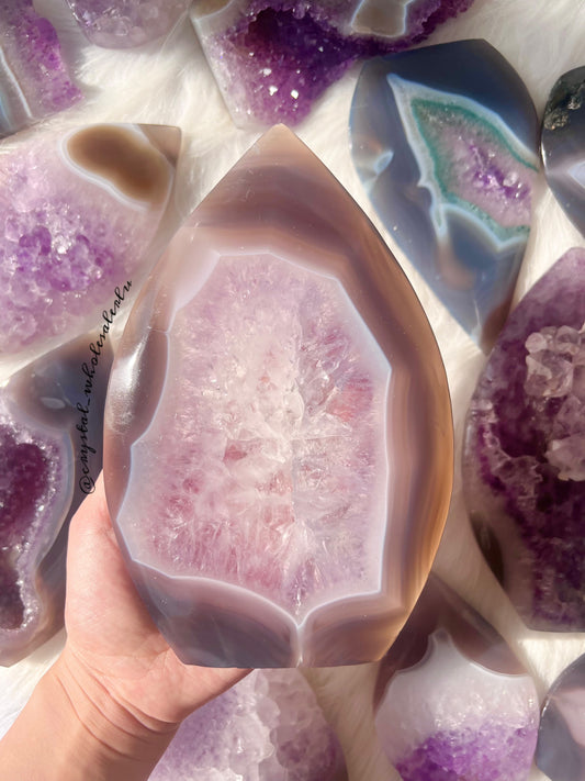 Druzy Agate freefrom