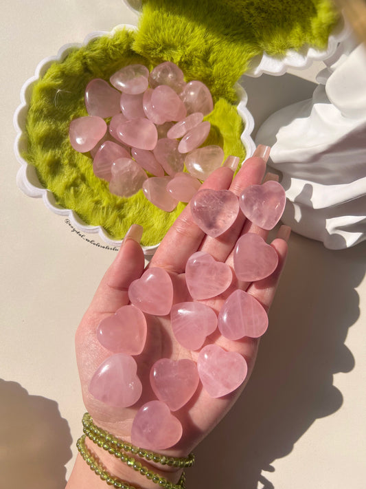 Rose quart heart