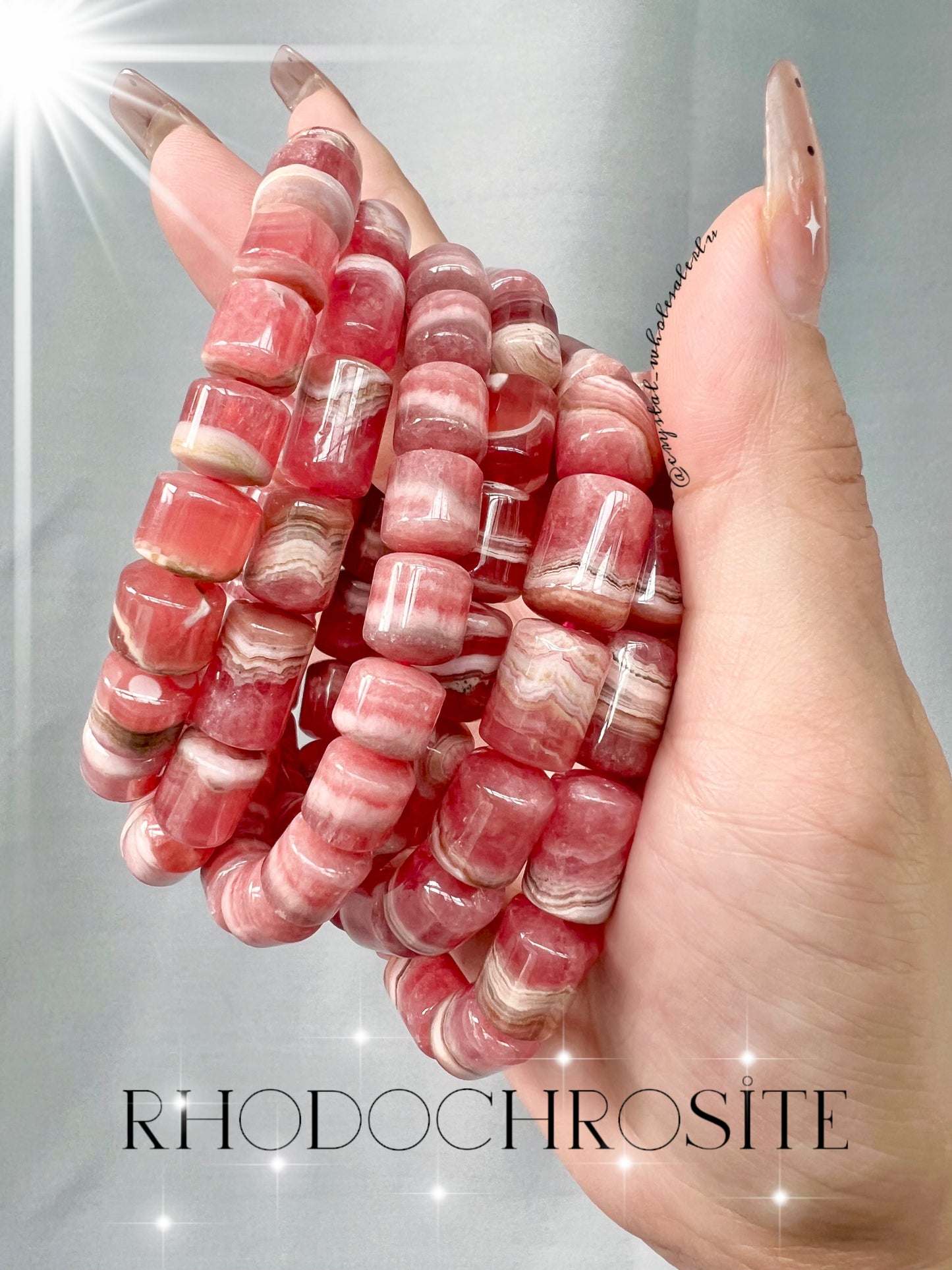 rhodochrosite bracelets
