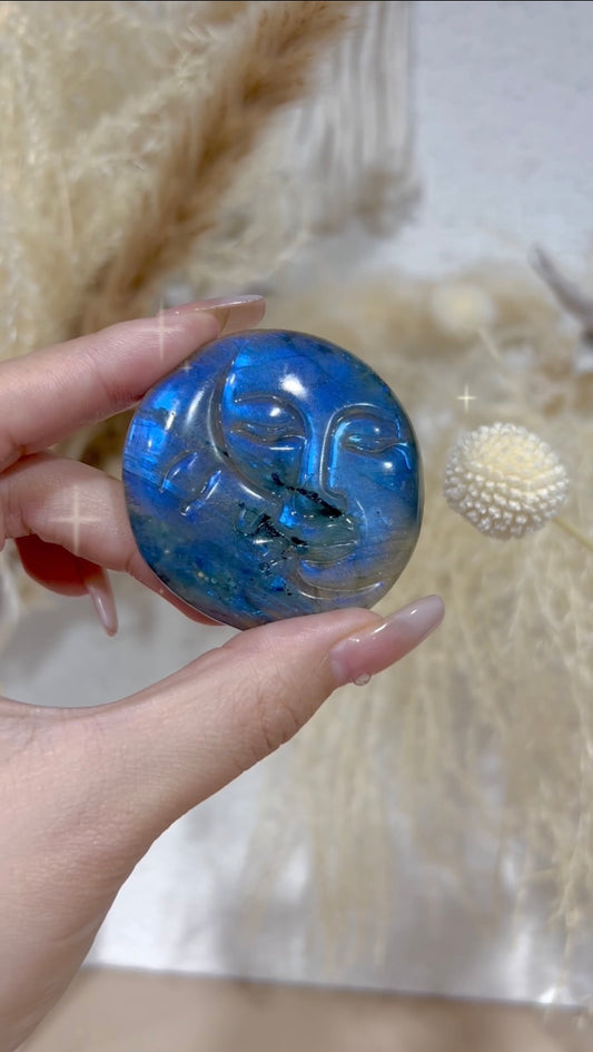 labradorite SunMoon face