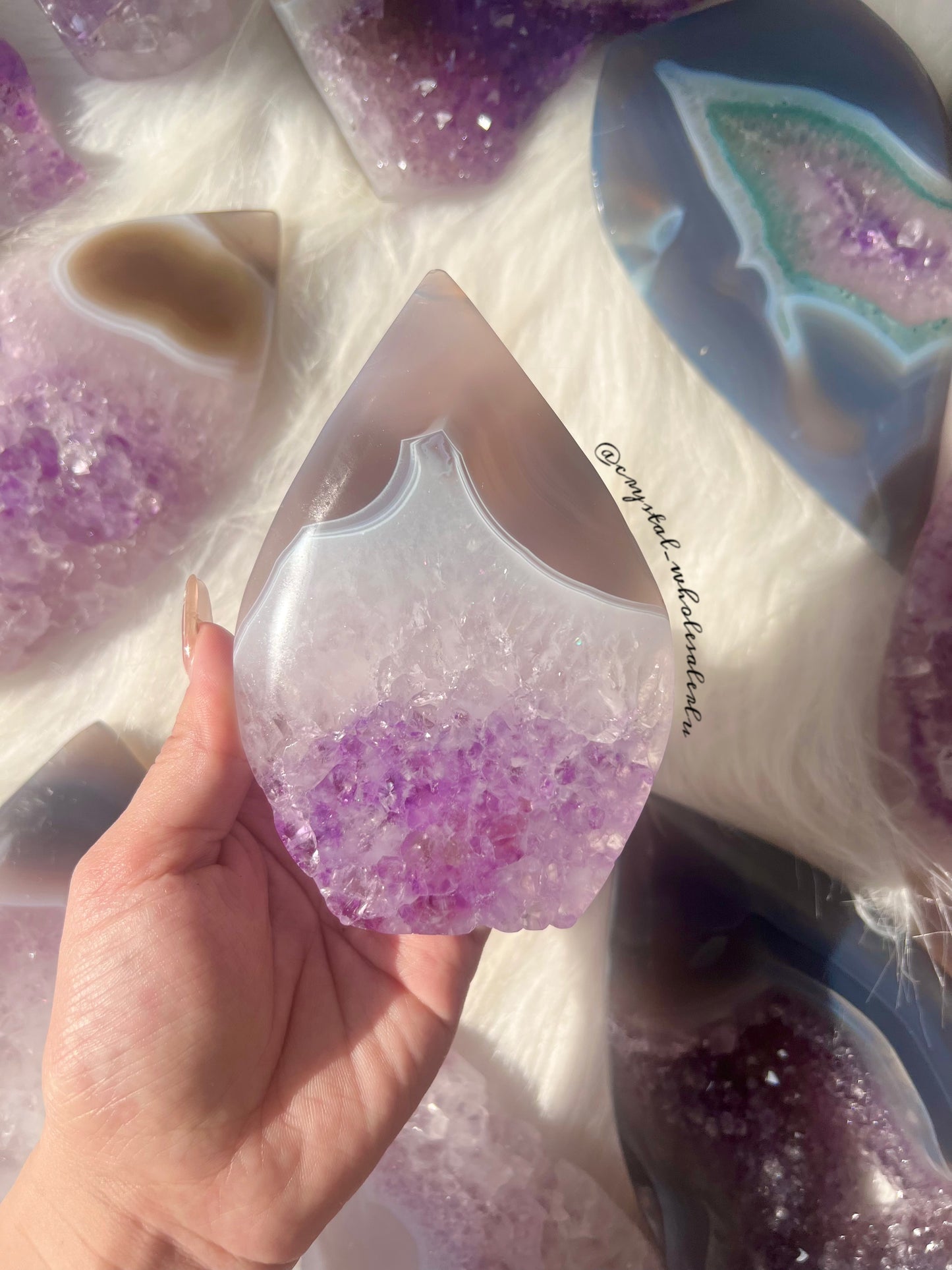 Druzy Agate freefrom