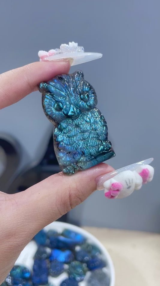 labradorite owl