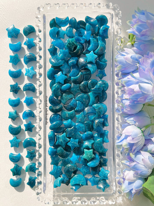 Blue apatite moon