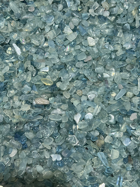 aquamarine chips