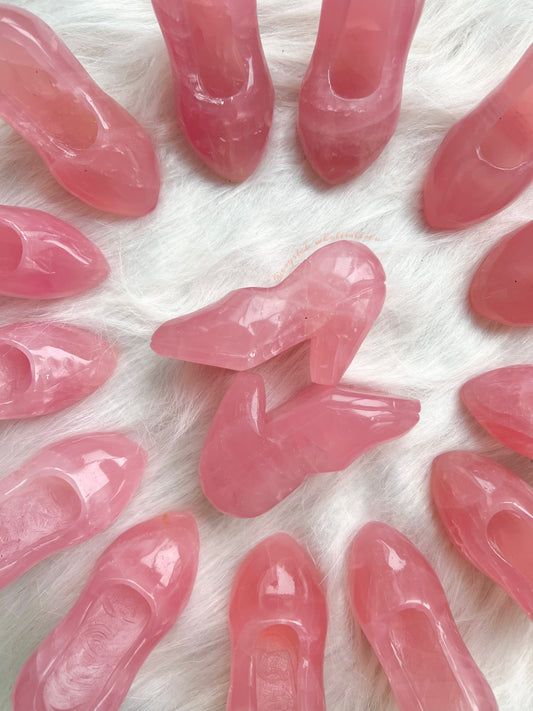rose quartz heels