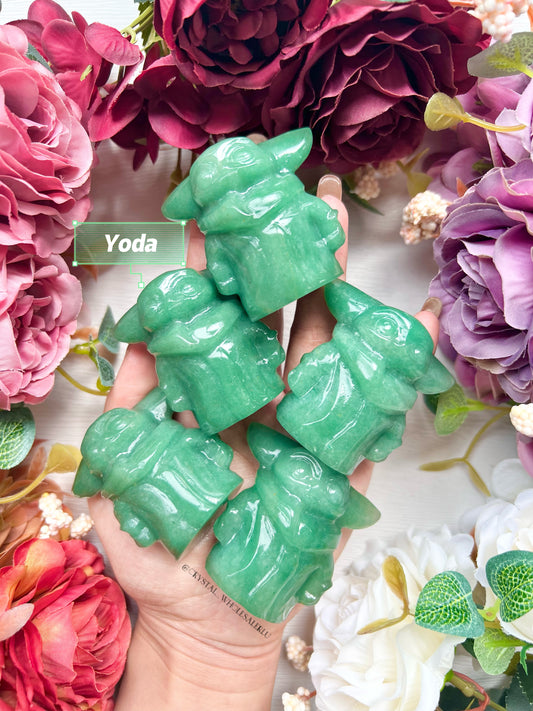 green aventurine Yoda