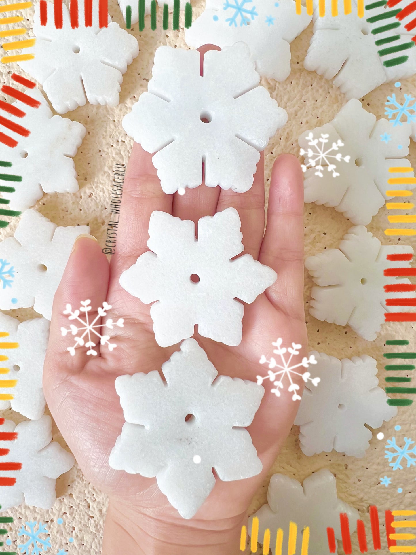 white jade snowflake