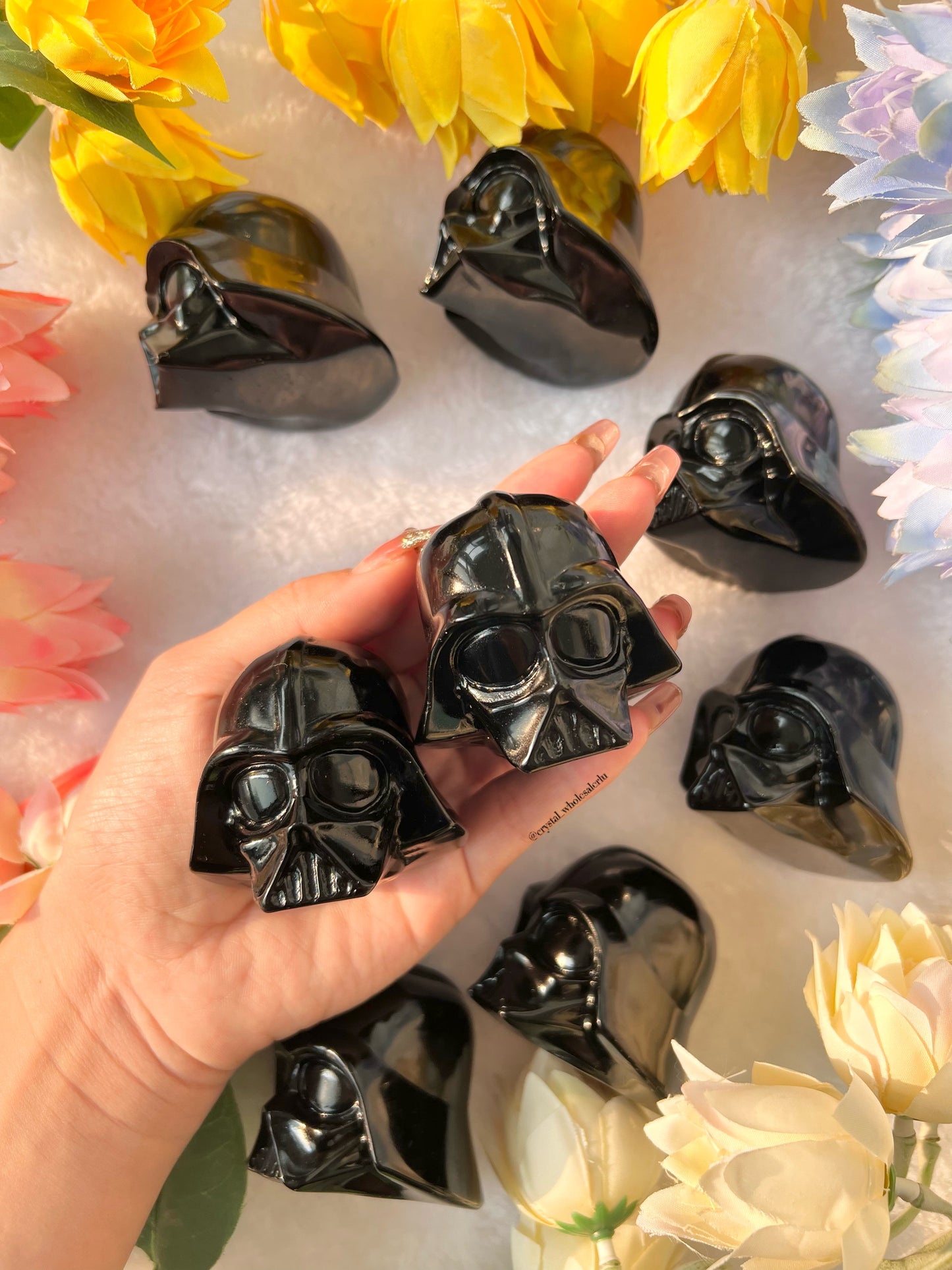 obsidian Darth Vader head