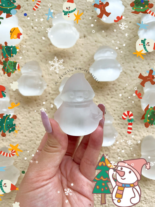 selenite Snowman