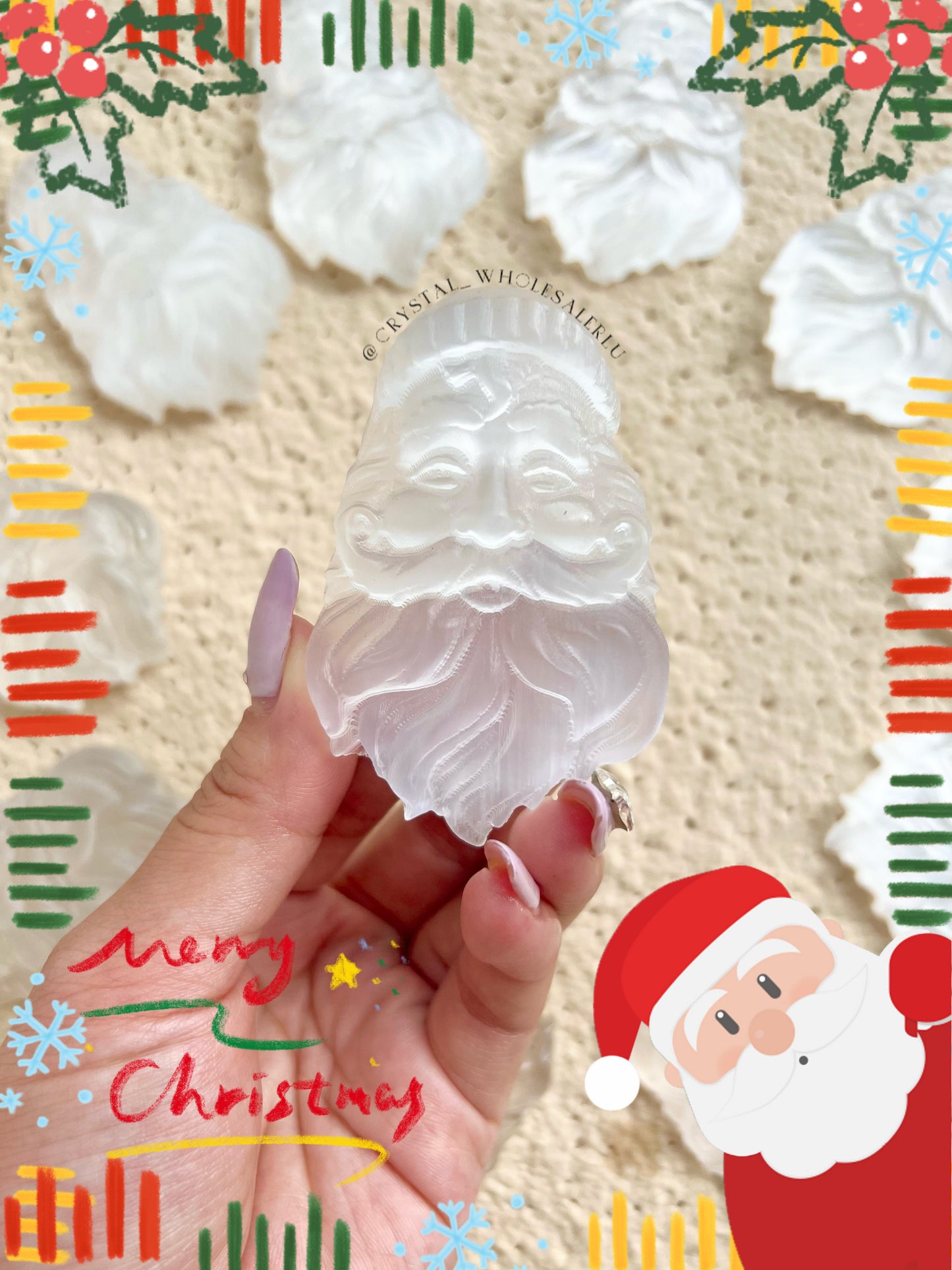 selenite Santa